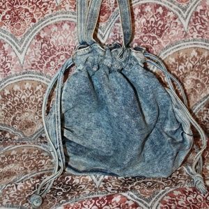 Denim Cinch Purse
